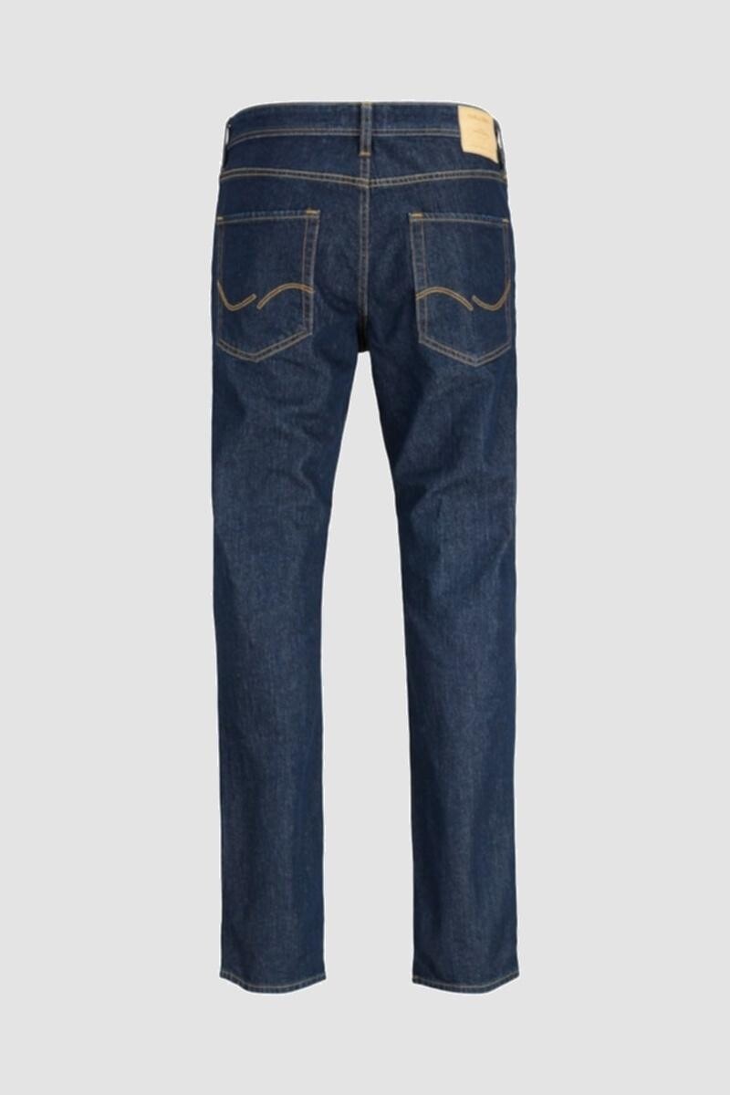 Jeans Slim Straight "tim" Clásico Blue Denim