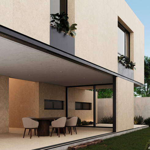 Porcelanato beige mate retificado 60x120 BLANCO