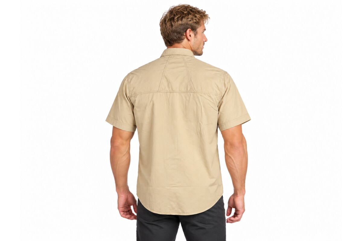 CAMISA HUNTER M CORTA UV+50 Beige