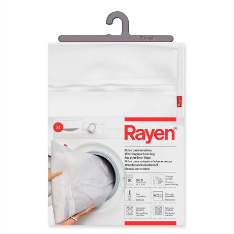Bolsa para Lavarropa y Secarropa Mediana 50x70cm Rayen Blanco