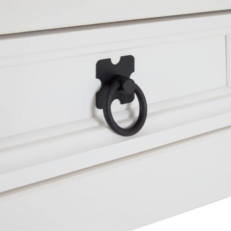 Promo Comoda + 2 Mesa De Luz Linea Naturale - Blanco Promo Comoda + 2 Mesa De Luz Linea Naturale - Blanco