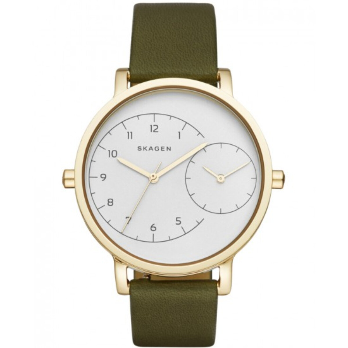 Reloj Skagen Clasico Cuero Verde 