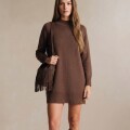 Imagen de Vestido Polera Tejido - Chocolate