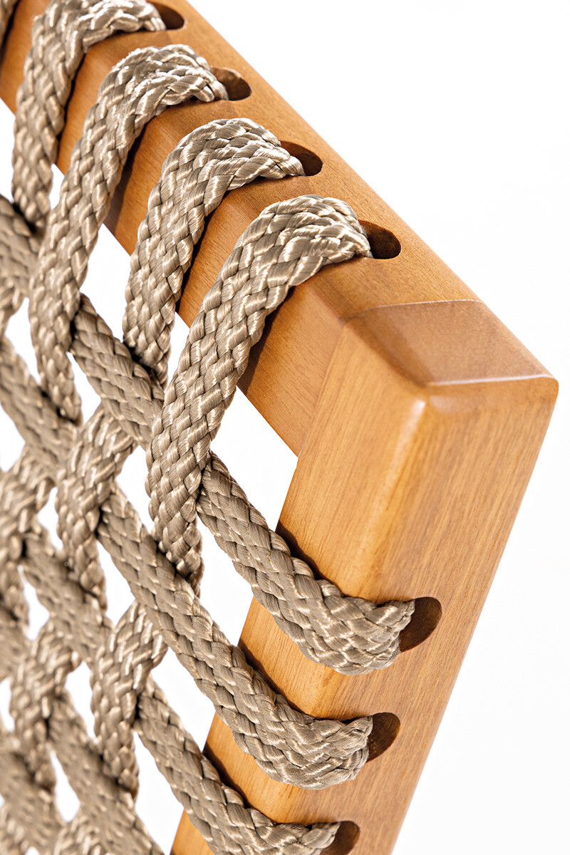 TRACO SILLA SILLA TRACO C/BRAZO CUERDA RAMI 56x62x85CM JATOBA