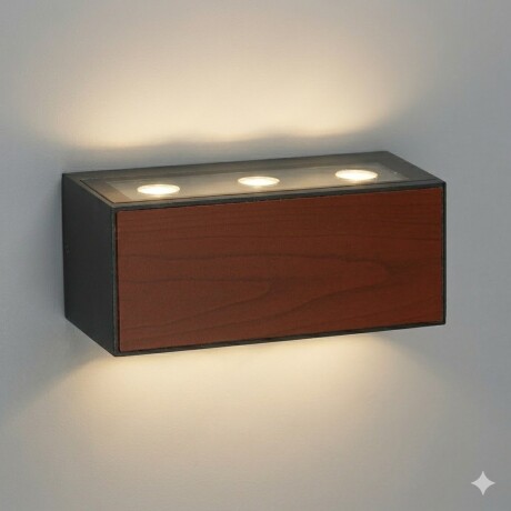 Spot aplique símil madera bidireccional 6w IP65 Spot aplique símil madera bidireccional 6w IP65