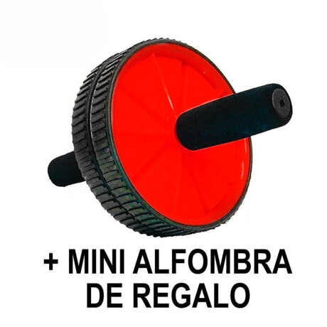 Rueda Abdominales Original + Mini Alfombra Ab Wheel Multicolor
