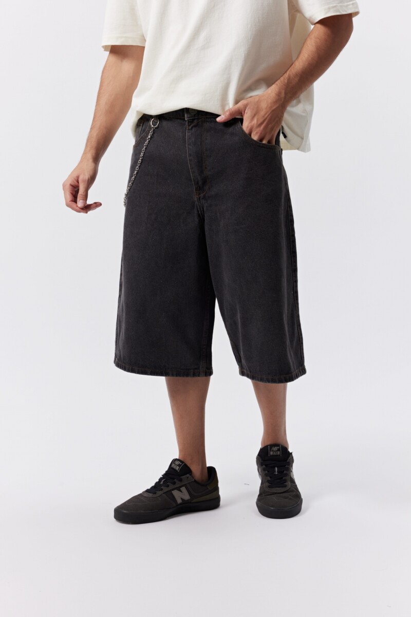 BERMUDA DENIM MAREA - NEGRO JEAN 