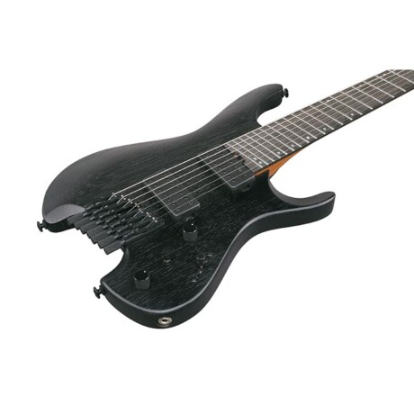 Guitarra Electrica Ibanez Qx527b-wk 7str Weathered Black Headless Con Funda Guitarra Electrica Ibanez Qx527b-wk 7str Weathered Black Headless Con Funda