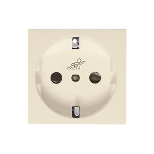 Módulo tomacorriente schuko 16A - Presta marfil C51706