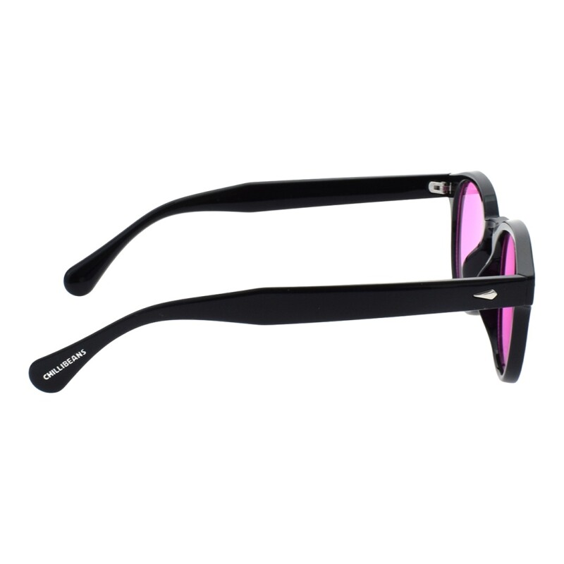 Lentes de Sol Chilli Beans Lausana Negro - Rosa