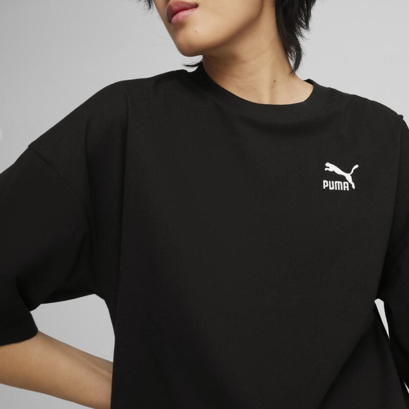 Polo Puma Better Classics Oversized Tee Mujer Black