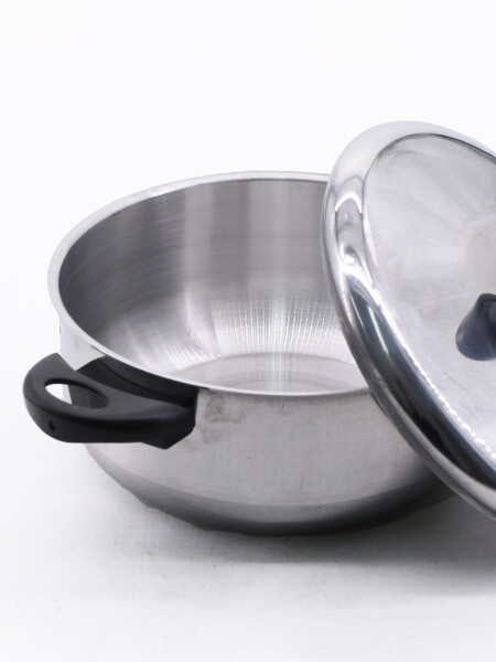 OLLA EXTRA CON TAPA INOX PLATEADO