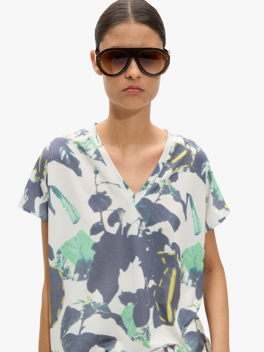 Camiseta Estampada multicolor