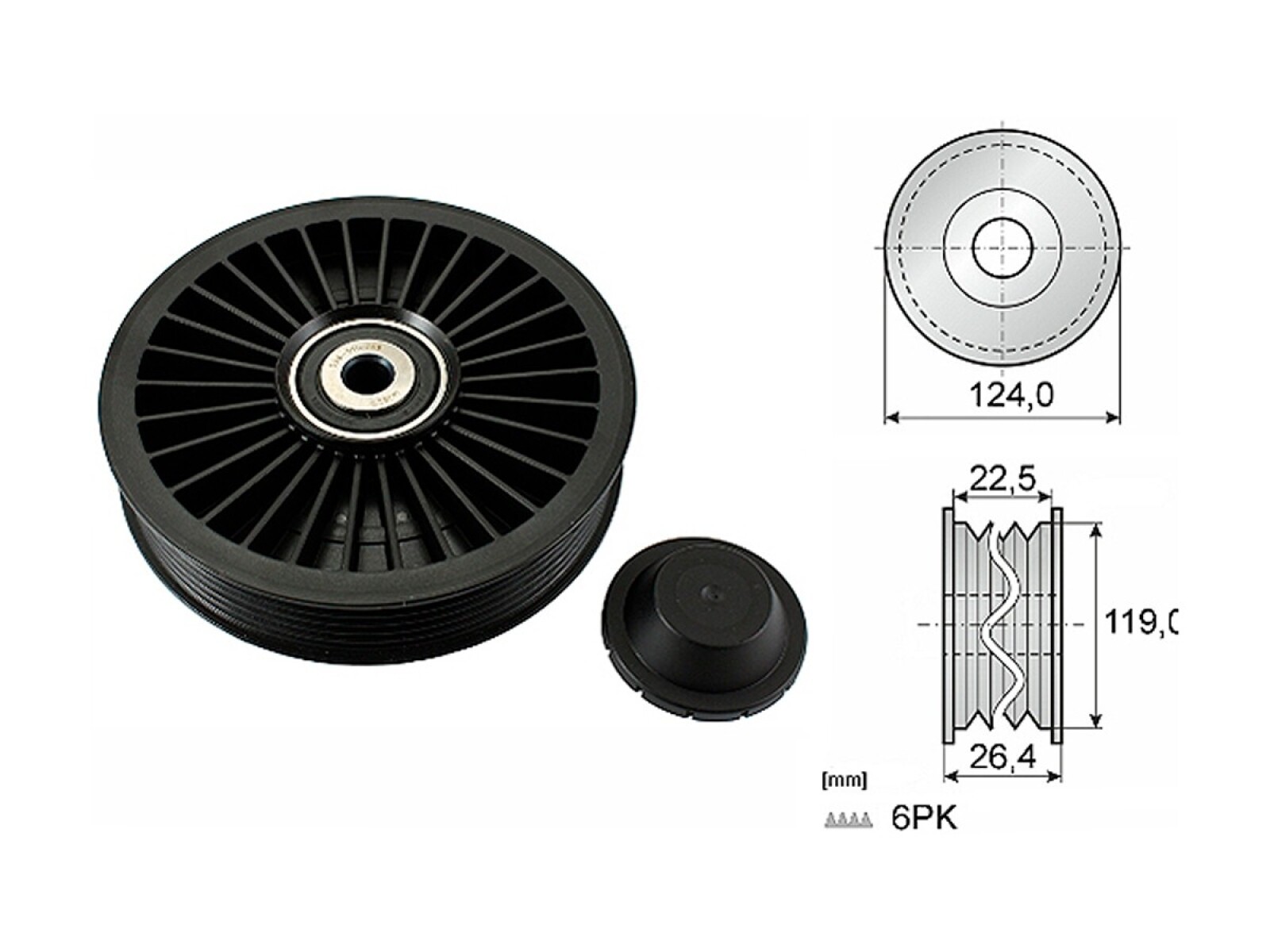 Tensor Guia Correa Volvo S40/S.70/S60/S.80/V.70/S70 - V70 96-25 