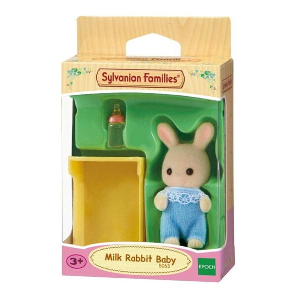 Sylvanian Families Conejo Bebé + Cuna Figura Juguete Niños Sylvanian Families Conejo Bebé + Cuna Figura Juguete Niños