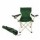 Silla Plegable Infantil 50kg Reforzada Con Portavaso Y Funda Verde