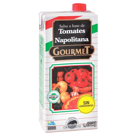 PULPA DE TOMATE GOURMET 1030G NAPOLITANA PULPA DE TOMATE GOURMET 1030G NAPOLITANA
