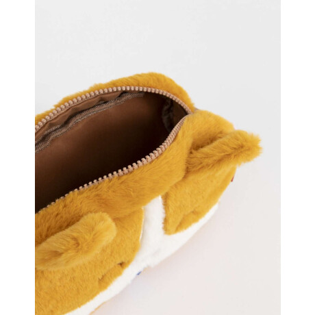 Cartuchera Peluche Corgi Marron Camel