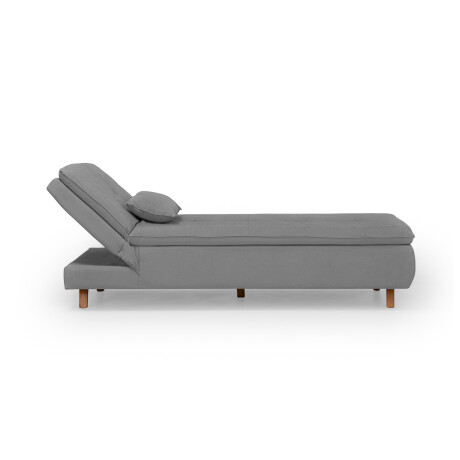 Chaise Cama Maira - Tela Microfibra 9910 (Lino Gris)