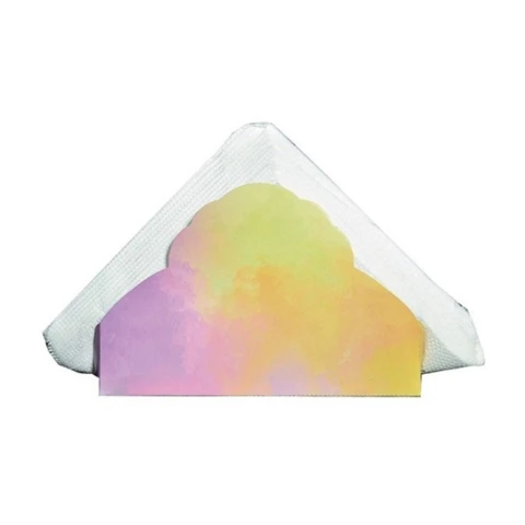 Servilletero con 15 Servilletas Colores Pastel MULTICOLOR