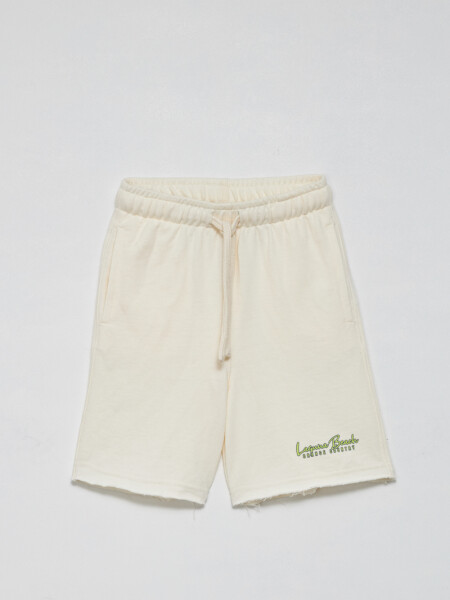 Short deportivo liviano Laguna- Crudo