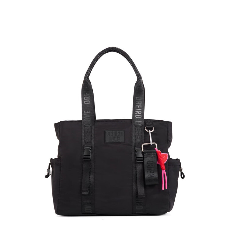 Cartera Las Oreiro Love Negro