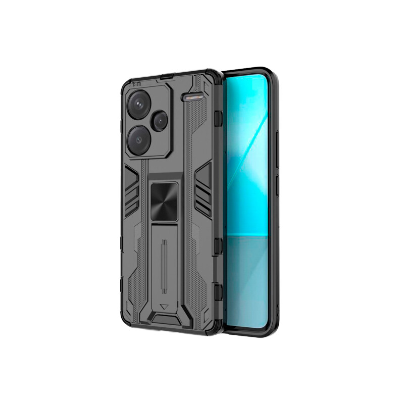 Protector Xiaomi Redmi Note 13 Pro+ 5G con soporte color negro Protector Xiaomi Redmi Note 13 Pro+ 5g Con Soporte Color Negro