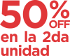Remeras promo 2da unidad 50%OFF