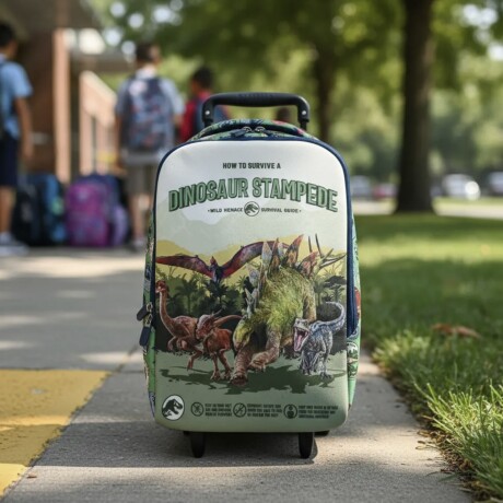 Mochila de Neopreno Infantil c/ruedas Jurassic