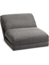Sillón cama VEGGER tela gris Sillón cama VEGGER tela gris