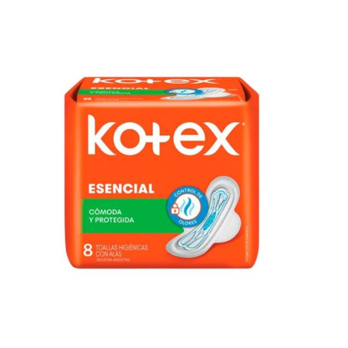 KOTEX TOALLA ESENCIAL NORMAL C/A PAQ. X única