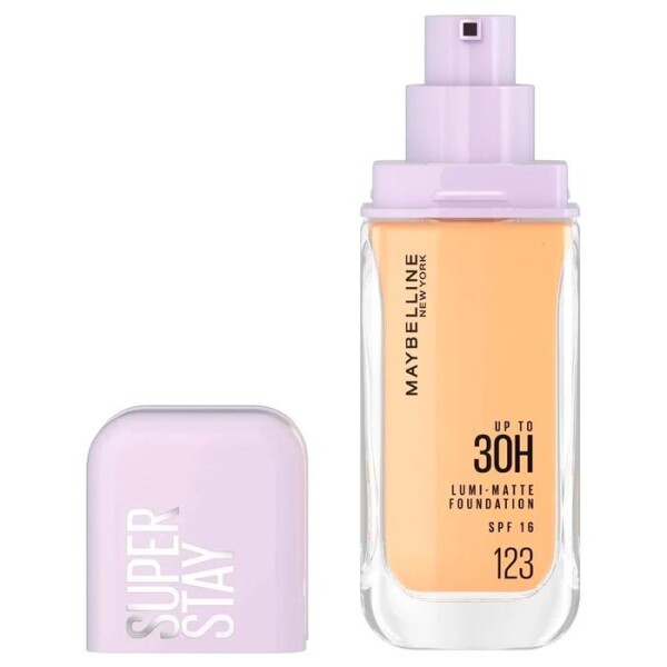 Base Super Stay Lumi-Matte 30 ml Tono 123 - Maybelline Base Super Stay Lumi-Matte 30 ml Tono 123 - Maybelline