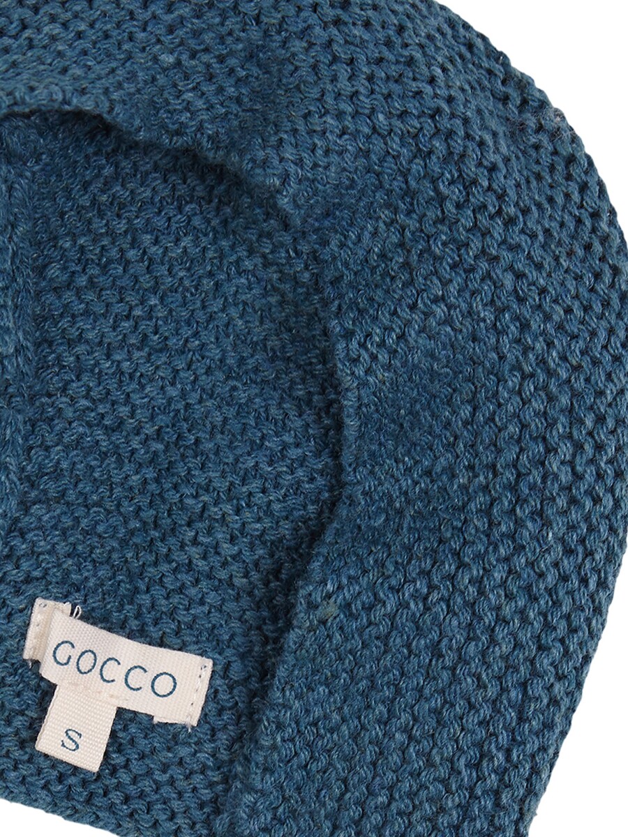 Capota Punto Bobo Azul Pavo Melange