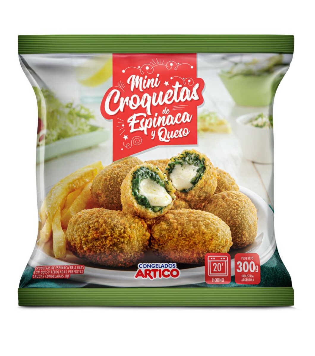 MINI CROQUETAS ESPINACA Y QUESO 300G 