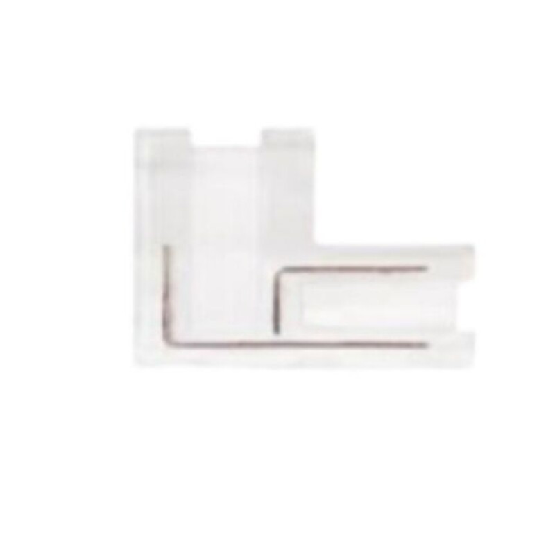 "ACCESORIO CONECTOR ""L"" DE CINTA LED DE CORTE LIBRE" "ACCESORIO CONECTOR ""L"" DE CINTA LED DE CORTE LIBRE"
