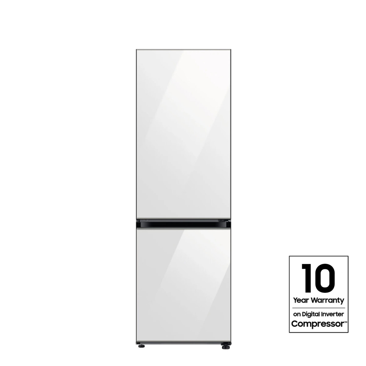 Heladera Samsung Bespoke 328L No Frost Freezer Inferior SpaceMax RB33A307012 - White 