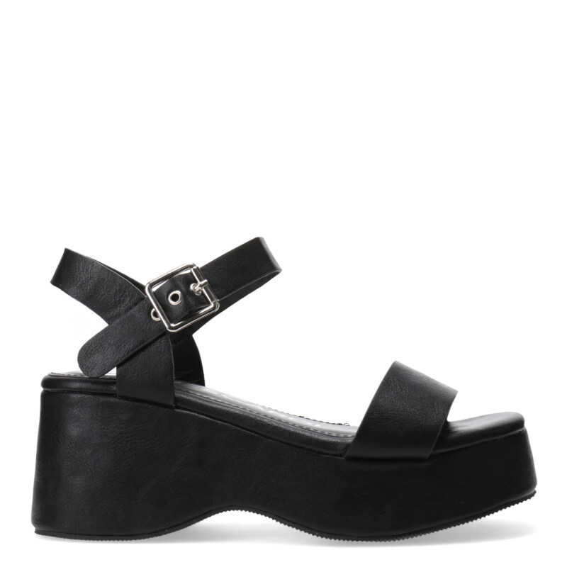 Sandalia de Mujer Miss Carol KROVA con plataforma Negro