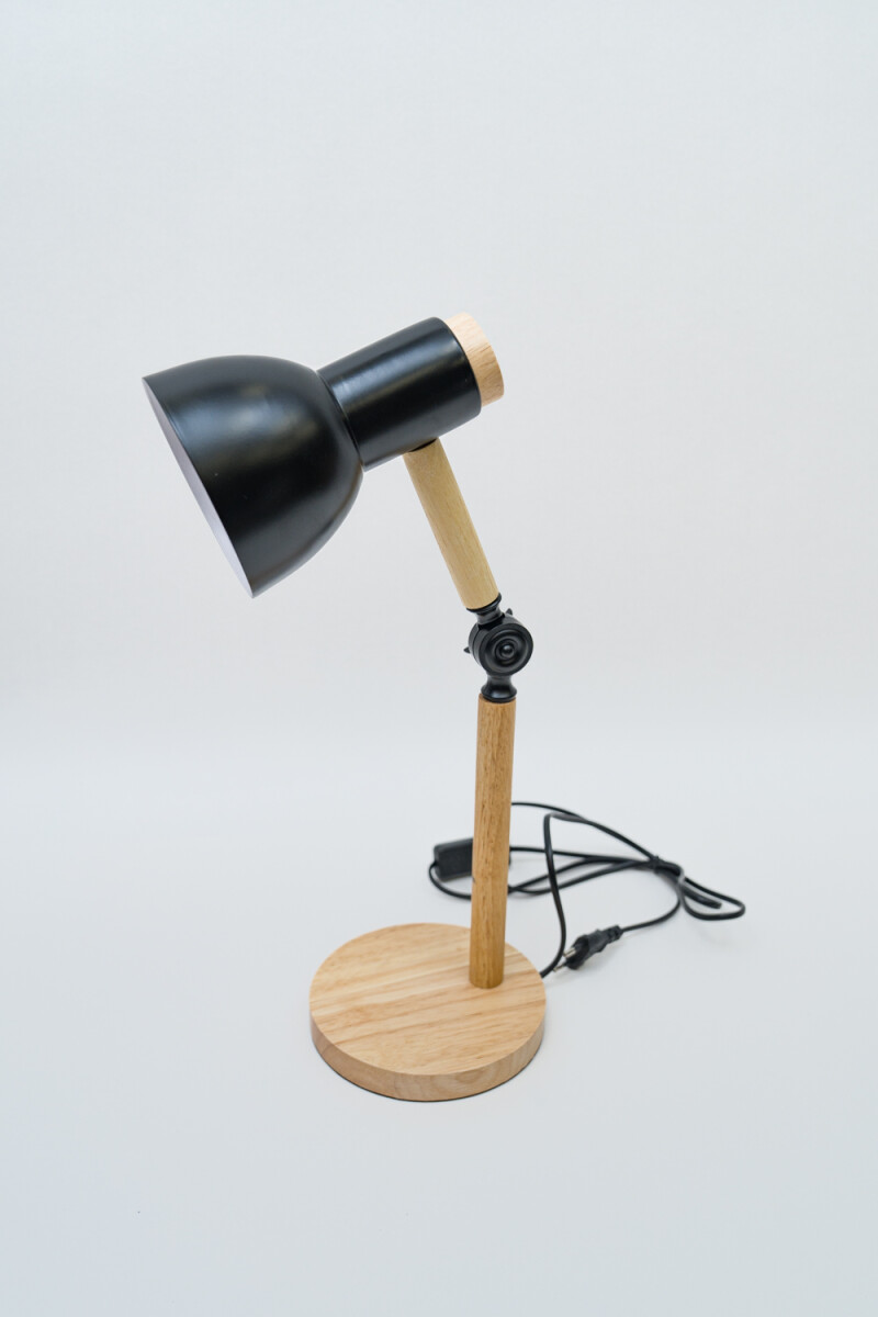 Lampara De Mesa Hiron - Negro 