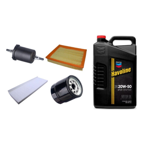 KIT DE FILTROS Y ACEITE 20W50 TEXACO Kit De Filtros Y Aceite 20w50 Texaco