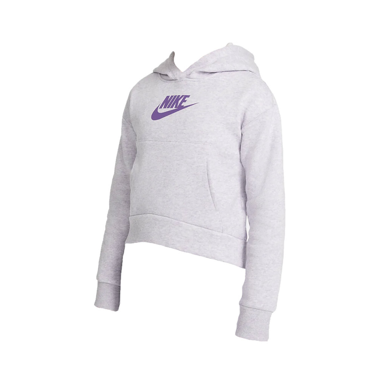 CANGURO NIKE CLUB FLEECE - Grey/Purple 