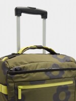 Maleta De Viaje De Nylon Estampado Floral marron