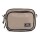 Bandolera Canva Brooklyn celeste con bolsillo antirrobo y correa ajustable Beige