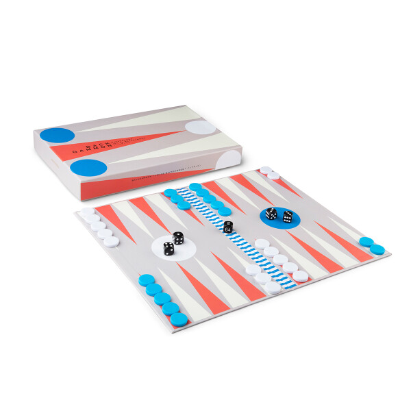 JUEGO DE MESA BACKGAMMON PLAY BLANCO - UNICO