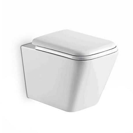 INODORO PARA COLGAR CUADRADO SERIE KENAI BLANCO MATE 000