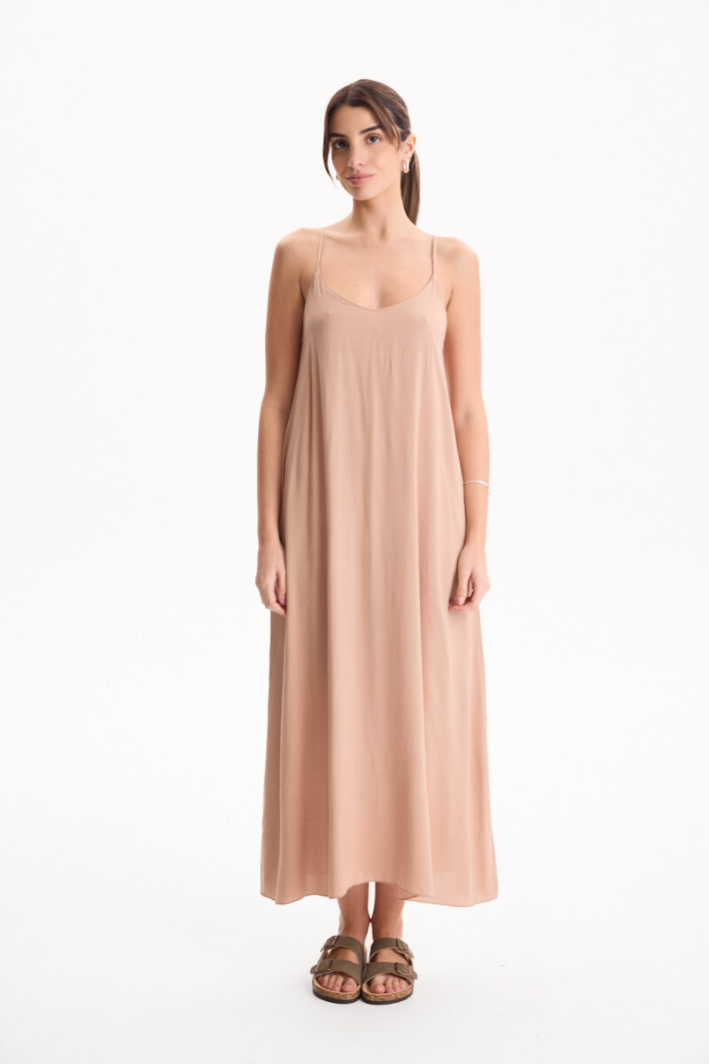 Vestido Springs Beige