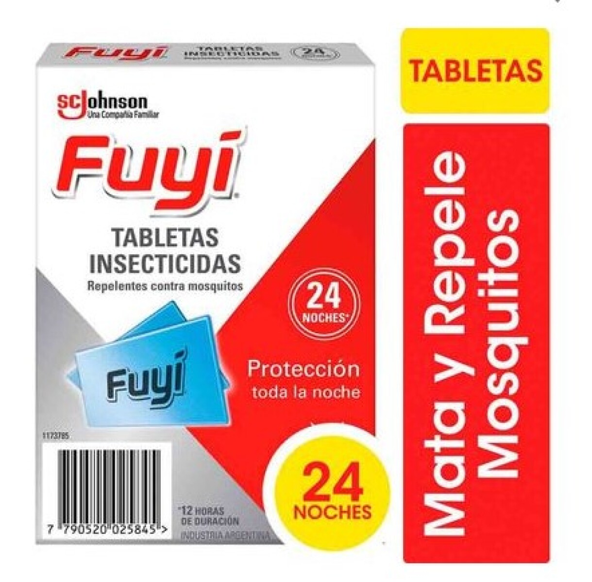 Fuyí repelente - Tabletas x24 noches 