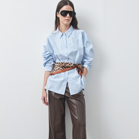 CAMISA CHRISTA Celeste