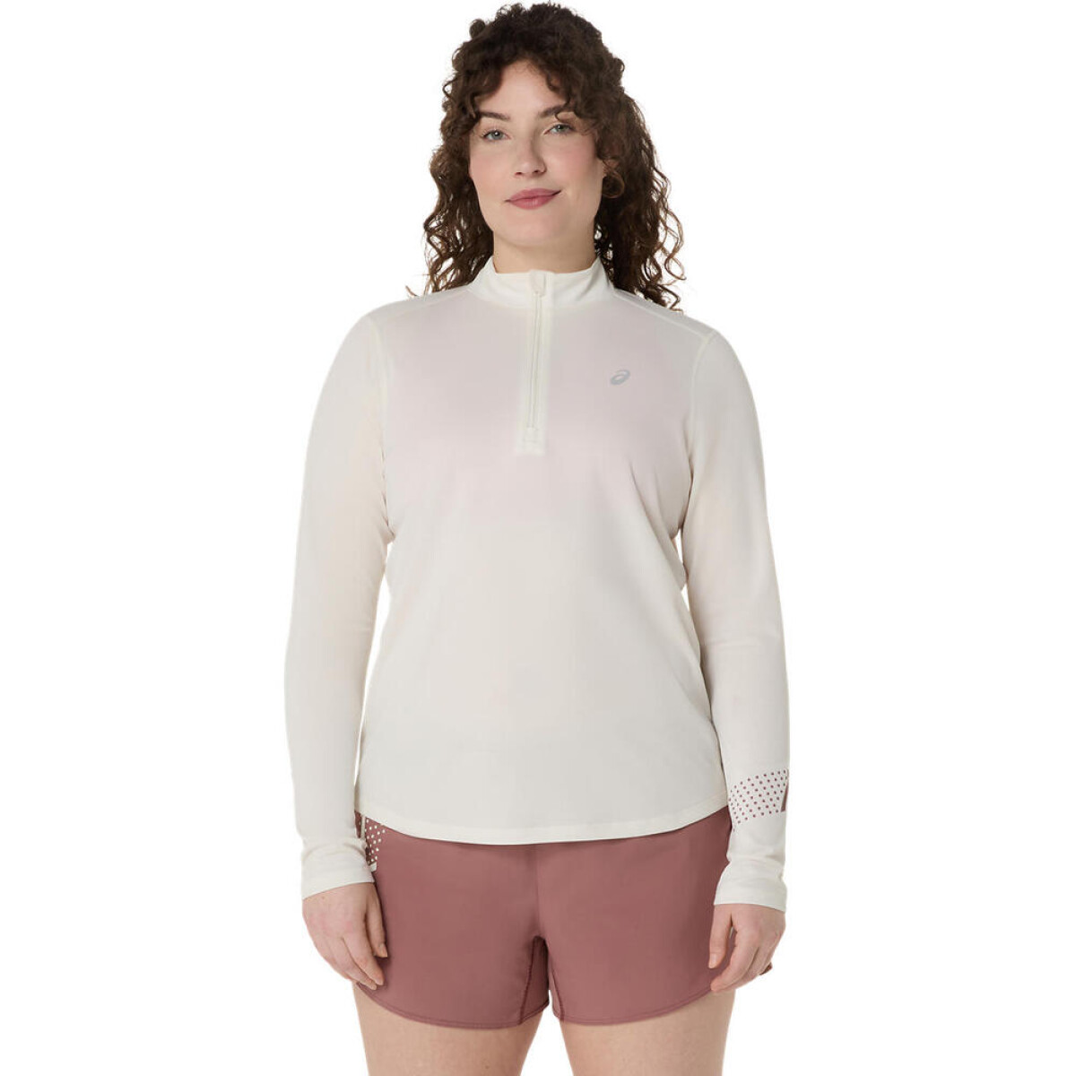 Polo Running Asics Icon 1/2 Zip Mujer 