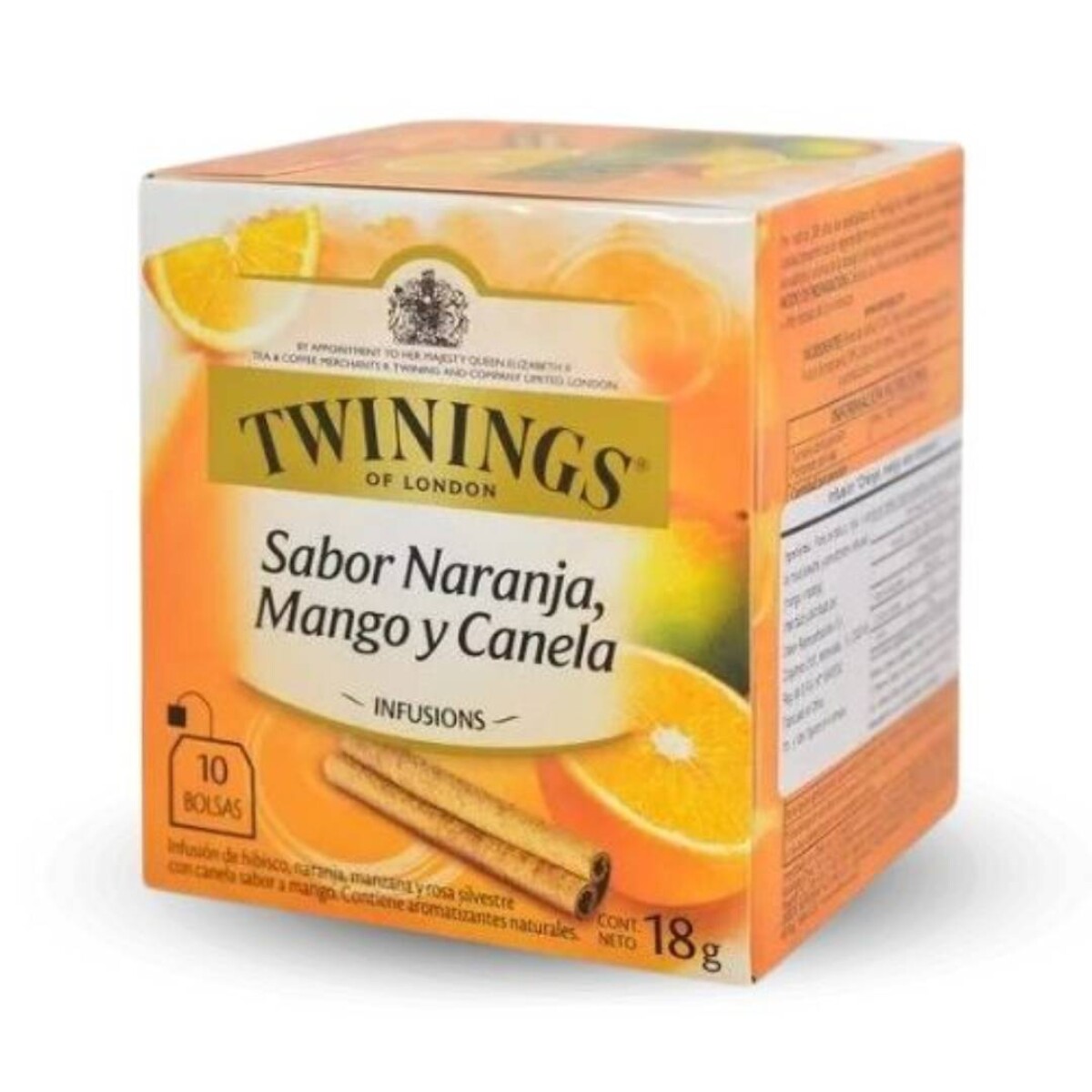 Té Twinings 10 sobres - Naranja y Canela 