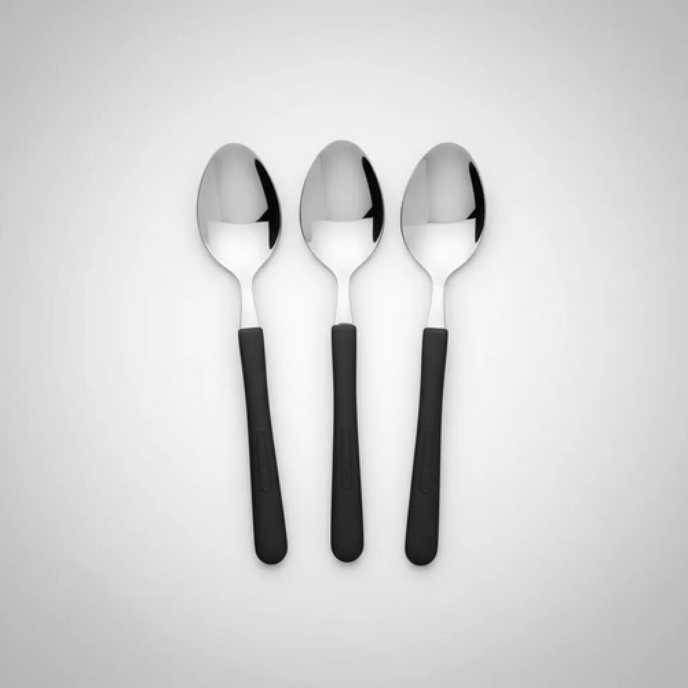 Elegance Set 3 cucharas te Negro 80345/5 Elegance Set 3 cucharas te Negro 80345/5